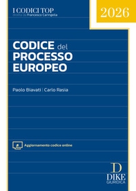 Codice del processo europeo - Librerie.coop