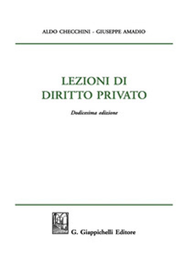 Lezioni di diritto privato - Librerie.coop Lezioni di diritto privato - Librerie.coop