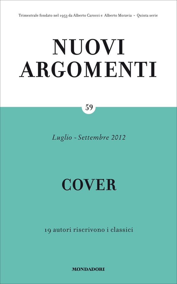 Nuovi Argomenti (59) - Librerie.coop Nuovi Argomenti (59) - Librerie.coop