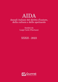 Aida. Annali italiani del diritto d'autore, della cultura e dello spettacolo - Librerie.coop