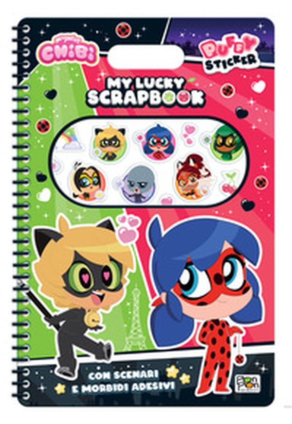 Miraculous. My lucky scrapbook. Puffy sticker - Librerie.coop