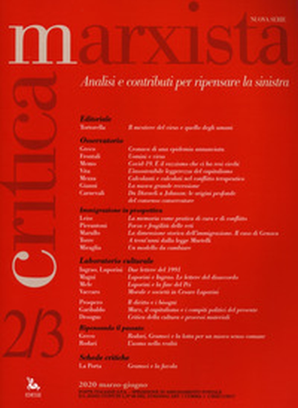 Critica marxista - Vol. 2-3 - Librerie.coop Critica marxista - Vol. 2-3 - Librerie.coop