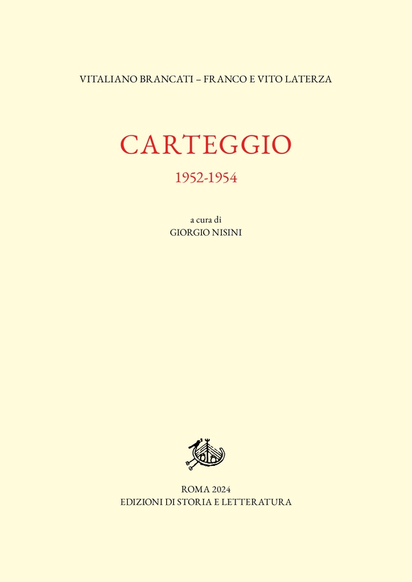 Carteggio 1952-1954 - Librerie.coop