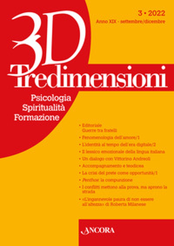Tredimensioni. Psicologia, spiritualità, formazione - Vol. 3 - Librerie.coop Tredimensioni. Psicologia, spiritualità, formazione - Vol. 3 - Librerie.coop