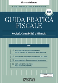 Guida Pratica Fiscale Società, Contabilità e Bilancio 2026 – Sistema Frizzera - Librerie.coop