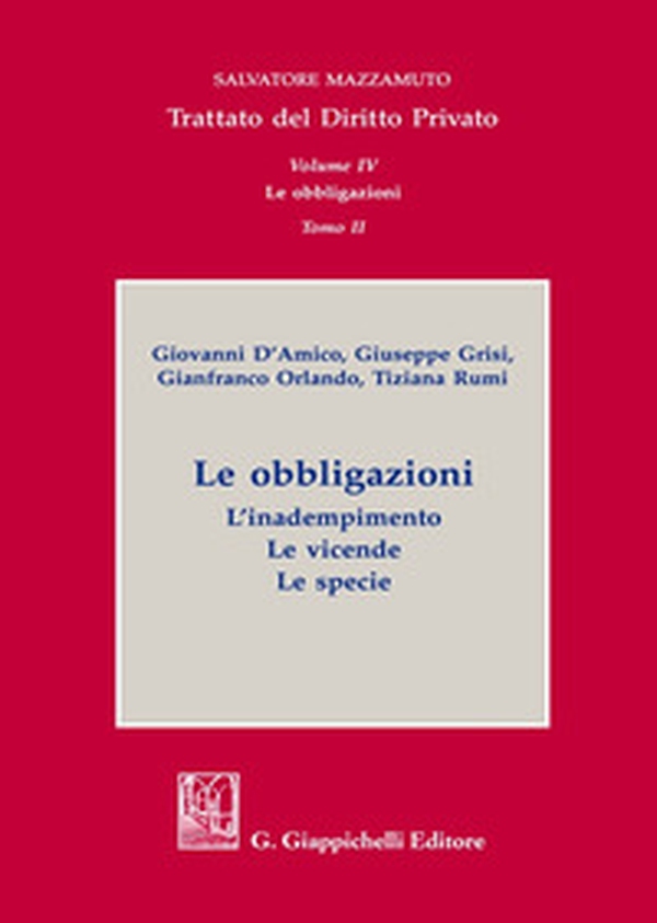 Trattato del diritto privato - Vol. 4\2 - Librerie.coop Trattato del diritto privato - Vol. 4\2 - Librerie.coop