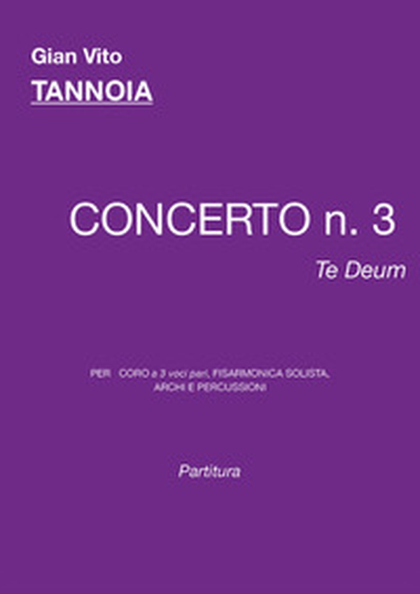 Concerto n. 3 Te Deum - Librerie.coop