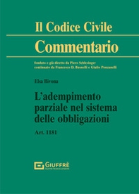 L'adempimento parziale nel sistema delle obbligazioni - Librerie.coop