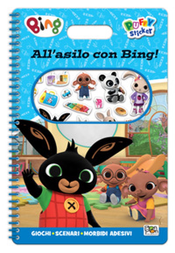 All'asilo con Bing. Puffy sticker - Librerie.coop