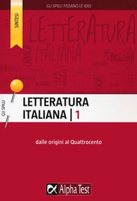 Letteratura italiana - Vol. 1 - Librerie.coop Letteratura italiana - Vol. 1 - Librerie.coop