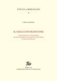 Il greco di Frontone - Librerie.coop