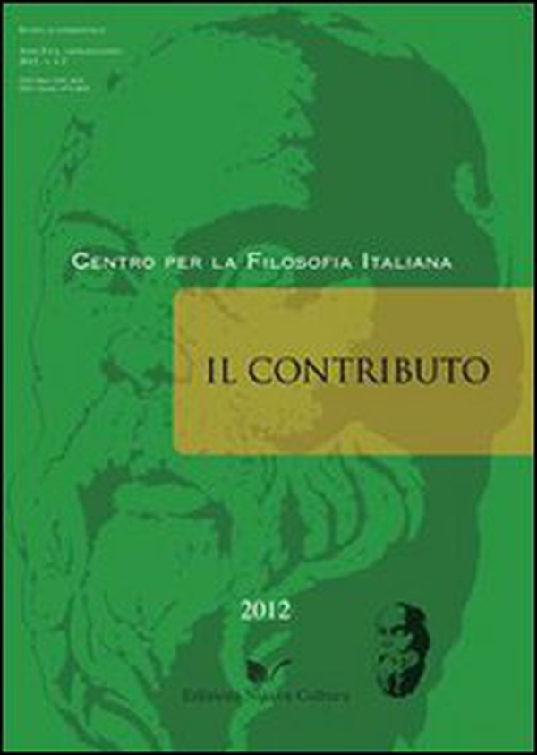 Il contributo (2012) vol. 1-2 - Librerie.coop Il contributo (2012) vol. 1-2 - Librerie.coop