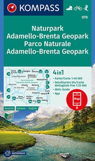 Carta escursionistica n. 070. Parco Naturale Adamello, Brenta 1:40.000. Ediz. italiana, tedesca e inglese - Librerie.coop Carta escursionistica n. 070. Parco Naturale Adamello, Brenta 1:40.000. Ediz. italiana, tedesca e inglese - Librerie.coop