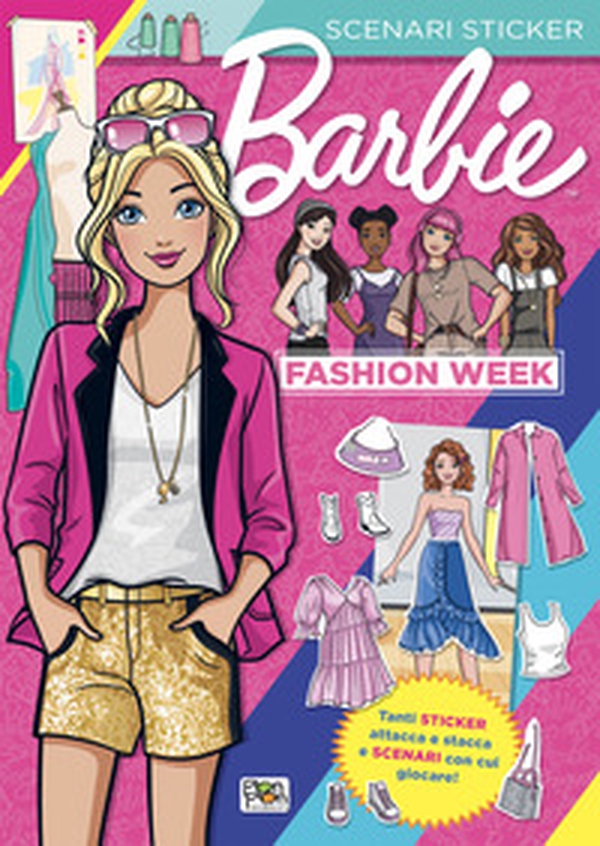 Fashion week. Barbie. Scenari sticker - Librerie.coop Fashion week. Barbie. Scenari sticker - Librerie.coop