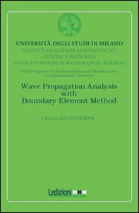 Wave propagation analysis with boundary element method - Librerie.coop