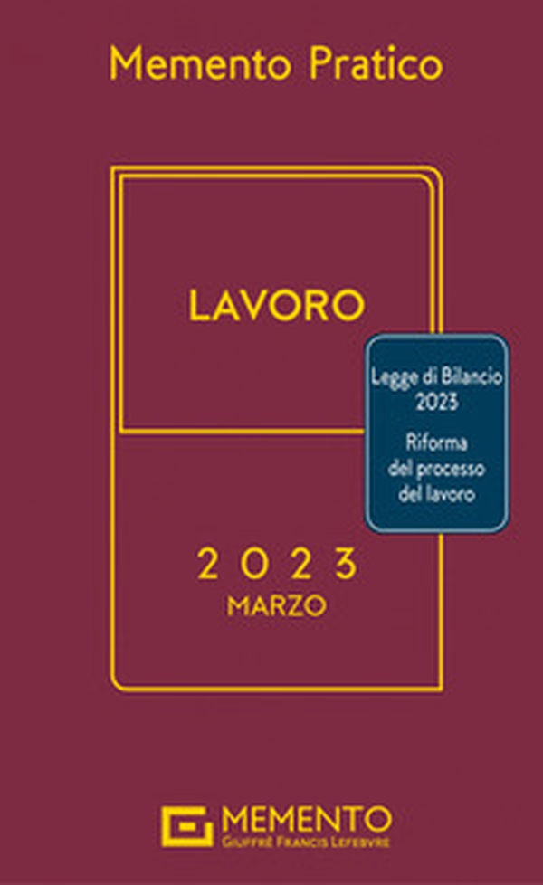 Memento lavoro 2023 - Librerie.coop