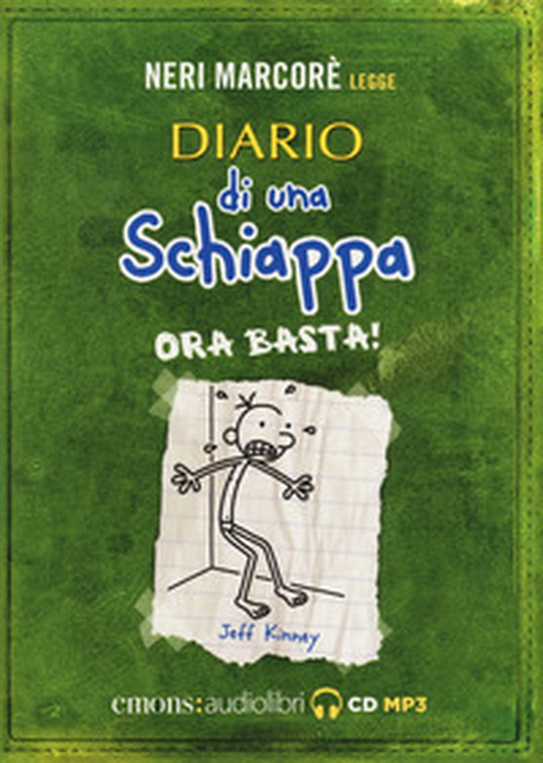 Diario di una schiappa. Ora basta! letto da Neri Marcorè. Audiolibro. CD Audio formato MP3 - Librerie.coop Diario di una schiappa. Ora basta! letto da Neri Marcorè. Audiolibro. CD Audio formato MP3 - Librerie.coop