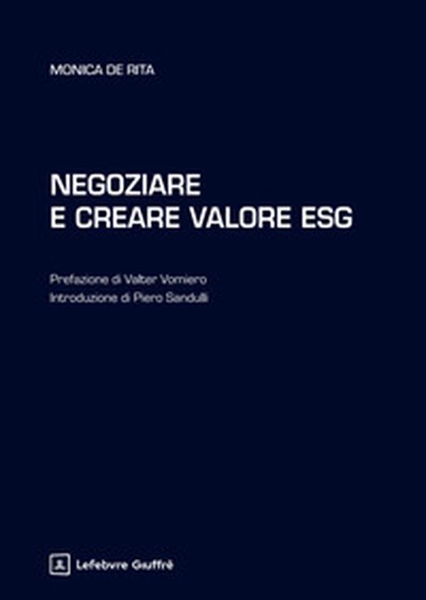 Negoziare e creare valore ESG - Librerie.coop Negoziare e creare valore ESG - Librerie.coop
