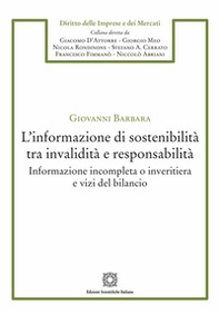 L'informazione di sostenibilità tra invalidità e responsabilità - Librerie.coop