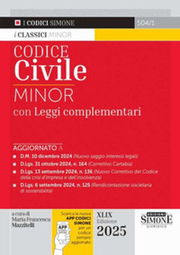 Codice civile. Ediz. minor - Librerie.coop