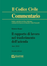 Il rapporto di lavoro nel trasferimento dell'azienda. Art. 2112 - Librerie.coop