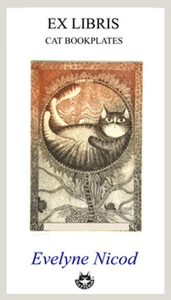 Ex libris. Cat bookplates - Librerie.coop Ex libris. Cat bookplates - Librerie.coop