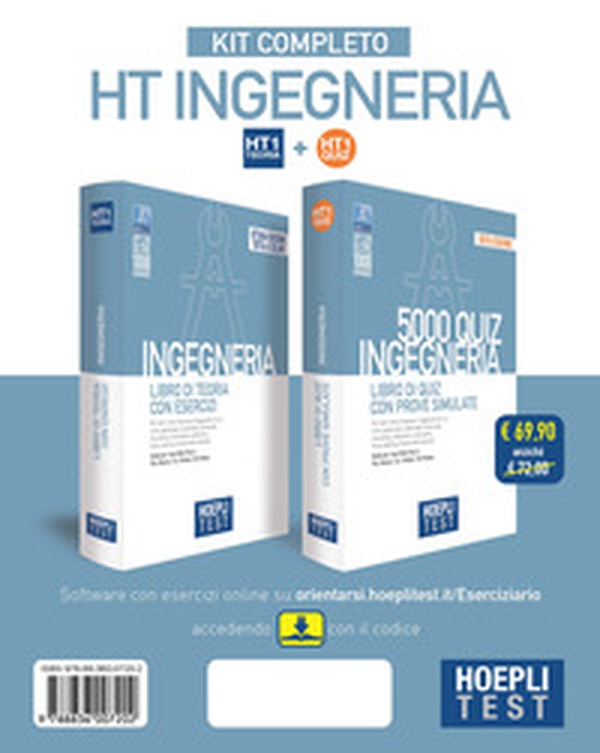 Hoepli test. Ingegneria. Kit completo: Libro di teoria con esercizi-5000 Quiz con prove simulate - Librerie.coop Hoepli test. Ingegneria. Kit completo: Libro di teoria con esercizi-5000 Quiz con prove simulate - Librerie.coop