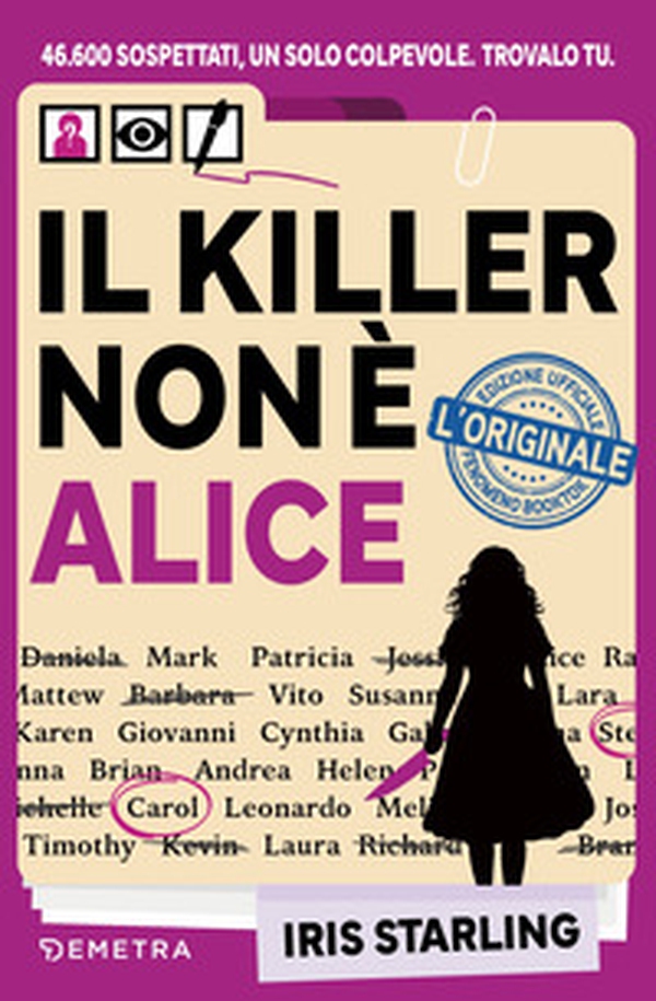 Il killer non è Alice - Librerie.coop