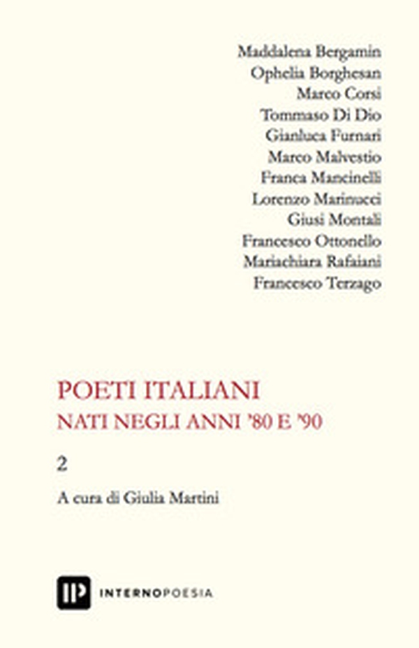 Poeti italiani nati negli anni '80 e '90 - Librerie.coop Poeti italiani nati negli anni '80 e '90 - Librerie.coop