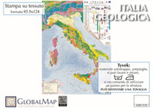 Italia geologica stampa su tessuto tyvek. Italia geologica formato stampata su tessuto tyvek formato cm. 93,5 x 124 - Librerie.coop Italia geologica stampa su tessuto tyvek. Italia geologica formato stampata su tessuto tyvek formato cm. 93,5 x 124 - Librerie.coop