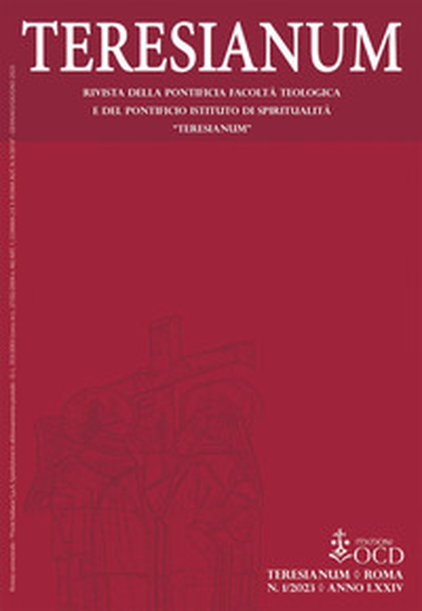 Teresianum. Rivista della Pontificia Facoltà Teologica e del Pontificio Istituto di Spiritualità «Teresianum» - Vol. 1 - Librerie.coop Teresianum. Rivista della Pontificia Facoltà Teologica e del Pontificio Istituto di Spiritualità «Teresianum» - Vol. 1 - Librerie.coop