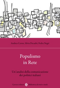 Populismo in rete. Un'analisi della comunicazione dei politici italiani - Librerie.coop