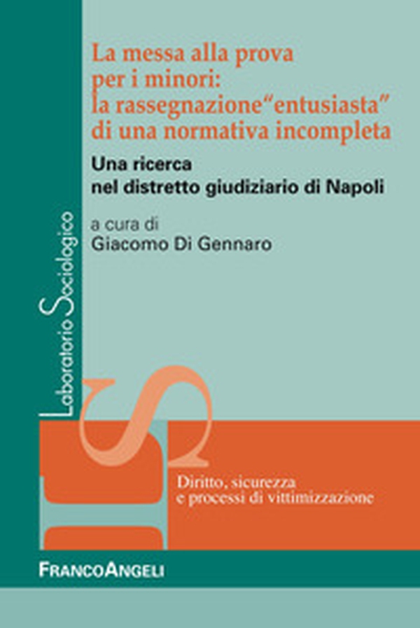 La messa alla prova per i minori: la rassegnazione «entusiasta» di una normativa incompleta. Una ricerca nel distretto giudiziario di Napoli - Librerie.coop La messa alla prova per i minori: la rassegnazione «entusiasta» di una normativa incompleta. Una ricerca nel distretto giudiziario di Napoli - Librerie.coop