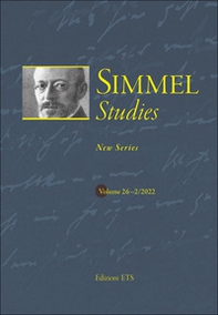 Simmel studies. New series - Vol. 2 - Librerie.coop