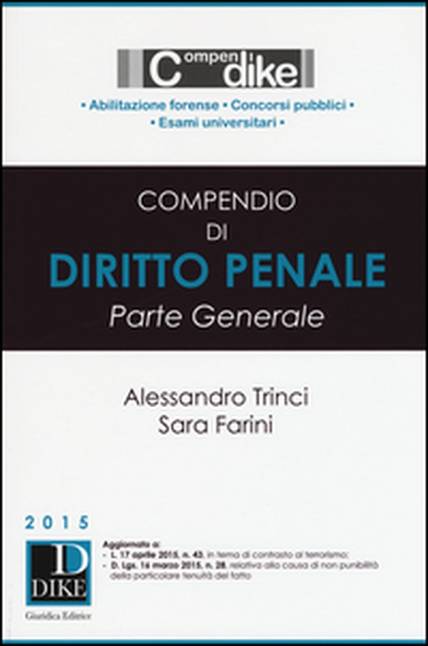 Compendio di diritto penale. Parte generale - Librerie.coop Compendio di diritto penale. Parte generale - Librerie.coop