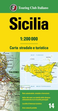 Sicilia 1:200.000. Carta stradale e turistica - Librerie.coop