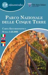 Parco nazionale delle Cinque Terre. Carta escursionistica 1:25 000. Ediz. italiana, inglese, tedesca e francese - Librerie.coop