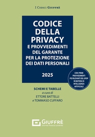 Codice della privacy e provvedimenti del garante per la protezione dei dati personali - Librerie.coop