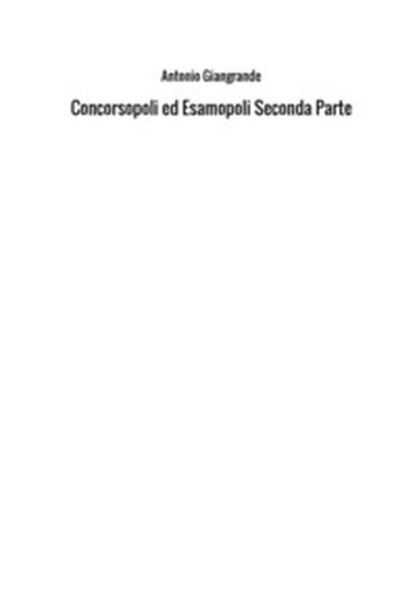 Concorsopoli ed esamopoli - Librerie.coop Concorsopoli ed esamopoli - Librerie.coop