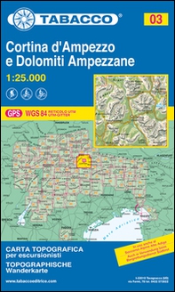 Cortina d'Ampezzo. Dolomiti ampezzane 1:25.000 - Librerie.coop