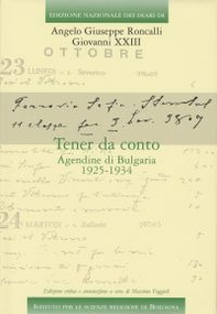 Tener da conto. Agendine di Bulgaria 1925-1934 - Librerie.coop