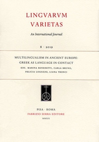 Multilingualism in ancient Europe: Greek as language in contact - Librerie.coop