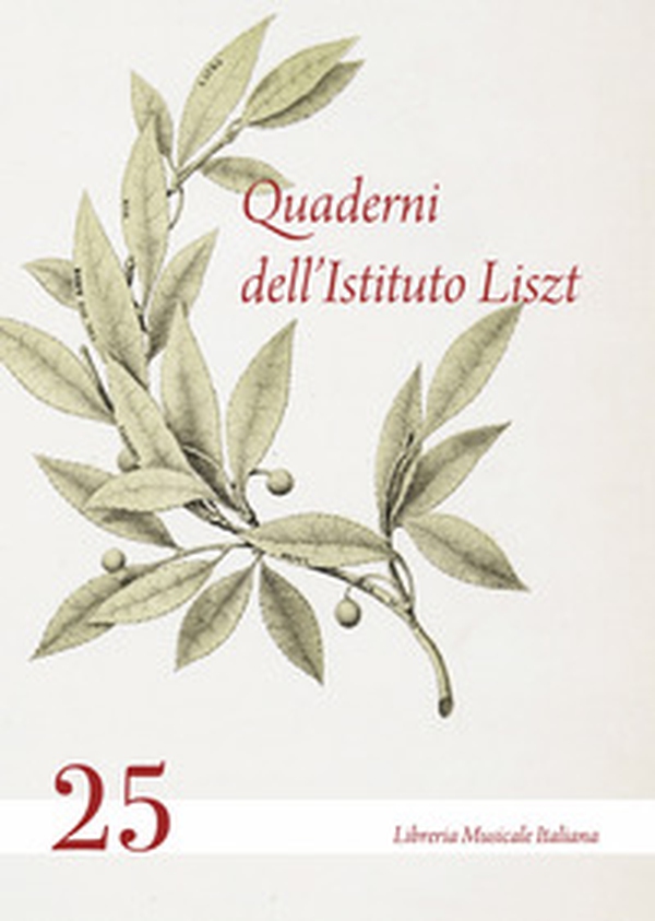 Quaderni dell'Istituto Liszt - Vol. 25 - Librerie.coop