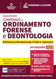Compendio di ordinamento forense e deontologia 2025 - Librerie.coop