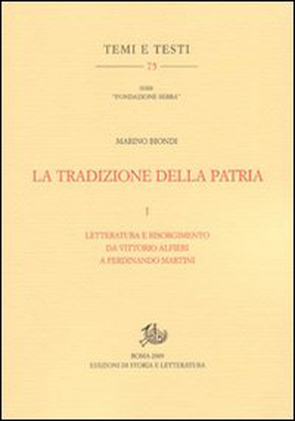 La tradizione della patria - Vol. 1 - Librerie.coop La tradizione della patria - Vol. 1 - Librerie.coop