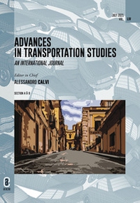 Advances in transportation studies. An international journal - Librerie.coop