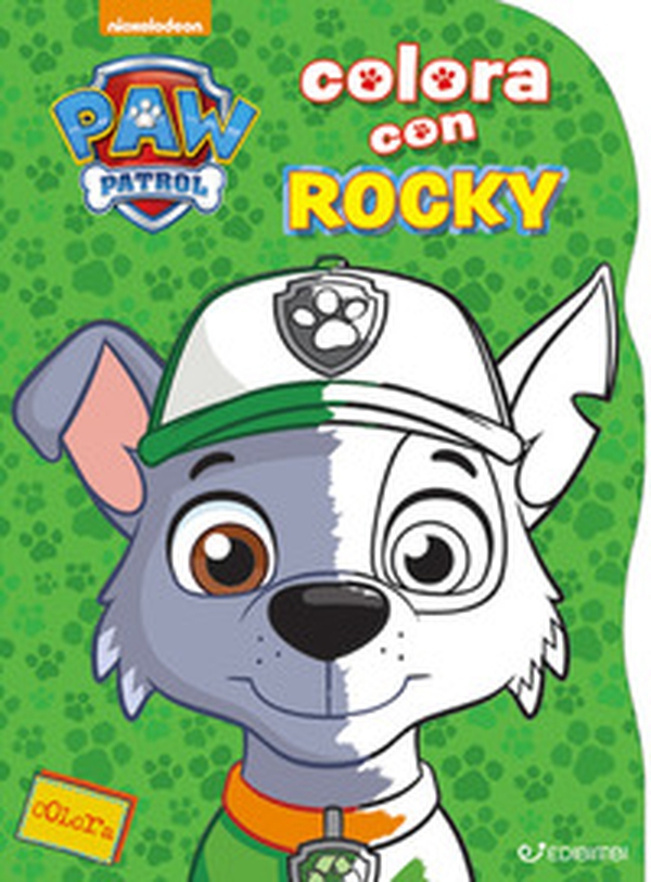 Colora con Rocky. Paw Patrol - Librerie.coop Colora con Rocky. Paw Patrol - Librerie.coop