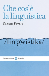 Che cos'è la linguistica - Librerie.coop Che cos'è la linguistica - Librerie.coop