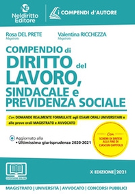 Compendio di diritto del lavoro, sindacale e della previdenza sociale - Librerie.coop
