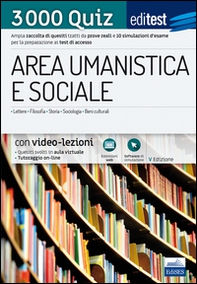 EdiTEST TOLC-SU Area umanistica e sociale 3000 quiz. Ampia raccolta di quesiti tratti da prove reali e 10 simulazioni d'esame per la preparazione ai test di ammissione - Librerie.coop